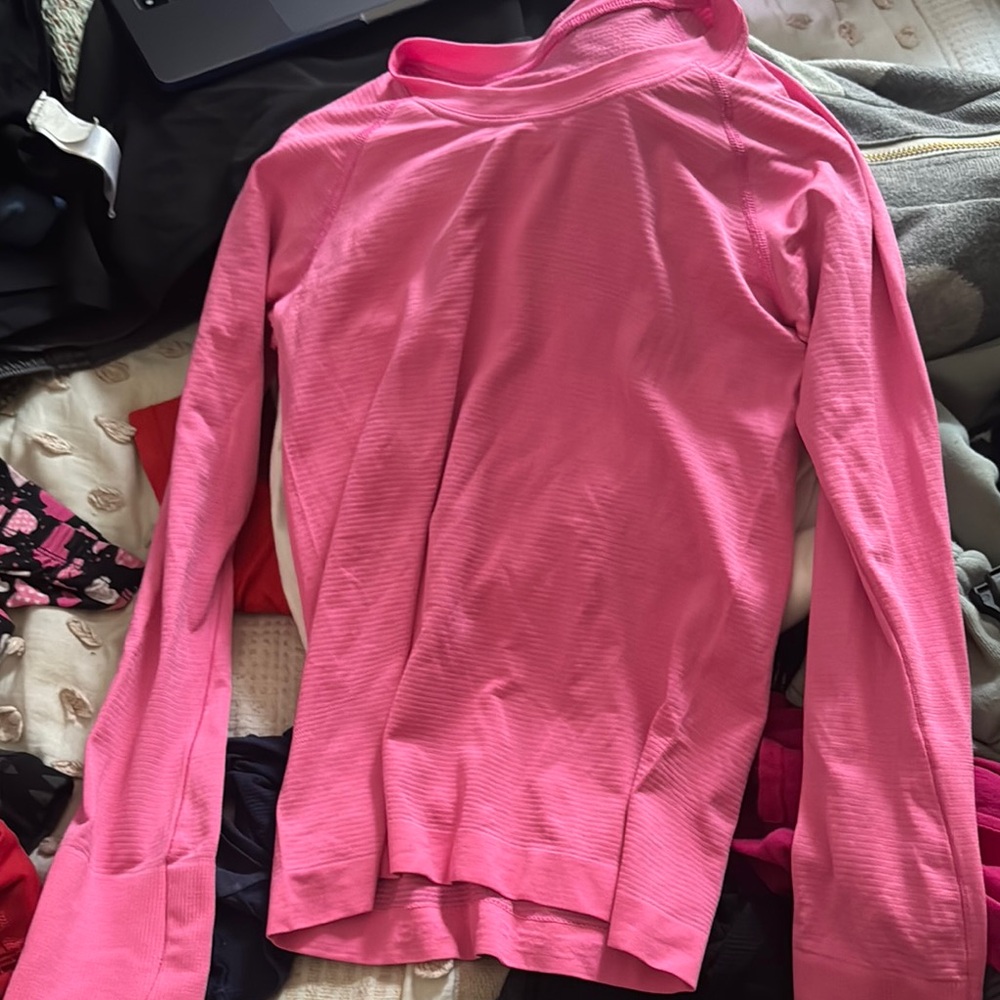 lululemon athletica Pink Long Sleeve Tee